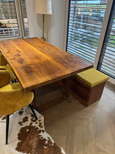 Holz esstisch walnuss - walnuss, massiv