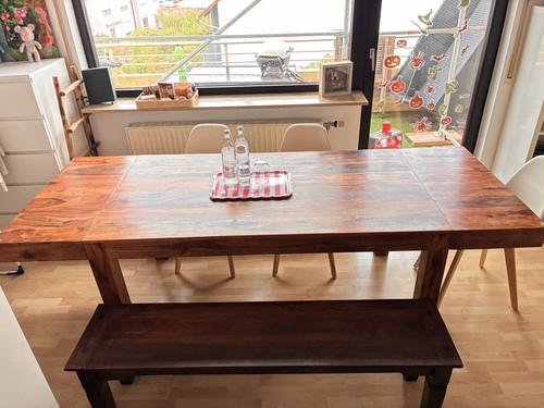 Holz esstisch bank 160 - holz-esstisch,