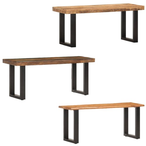 Akazie massiv sitzbank 110cm - massiv,